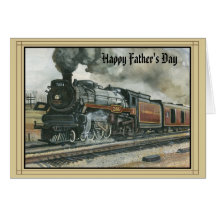 Father's Day Card with Train