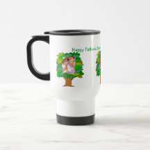 Fathers Day Customisable Photo Travel Mug Template