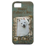 Fathers Day DAD - Stone Paws - American Eskimo