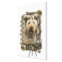 Fathers Day DAD - Stone Paws - GoldenDoodle