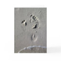 Father's Day, Father & Child Sand Footprints cards