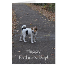 Fathers Day from the Dog Card