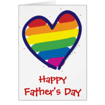 Father's Day/Gay Pride Greeting Card