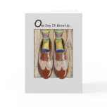 Father's Day Grow Up Daddy's Shoes cards
