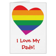 Father's Day I Love My Dads Card