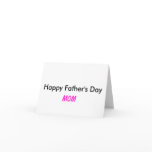 Fathers Day Notecard