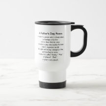 Fathers Day Poems ... Travel Mug Gift Ideas