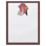 Father's Day Red Shirt with Barn Background Personalized Flyer