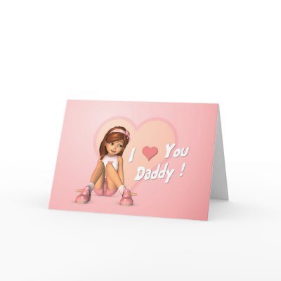 Fathers Day Sadie Card by 3dtoons
