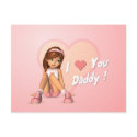 Fathers Day Sadie Postcard