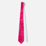Father's Day Scrollwork and Hearts in Hot Pink ties