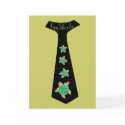 Father's Day sea turtle tie design blank card