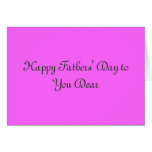 Fathers' Day Special Card