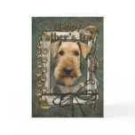 Fathers Day - Stone Paws - Airedale