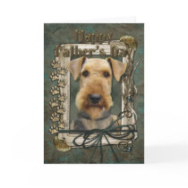 Fathers Day - Stone Paws - Airedale