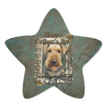 Fathers Day - Stone Paws - Airedale