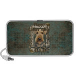 Fathers Day - Stone Paws - Airedale iPod Speakers