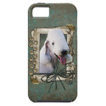 Fathers Day - Stone Paws - Bedlington Terrier