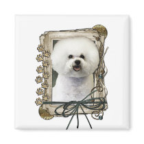 Fathers Day - Stone Paws - Bichon Frise