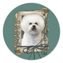Fathers Day - Stone Paws - Bichon Frise