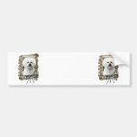 Fathers Day - Stone Paws - Bichon Frise Bumper Stickers