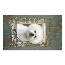 Fathers Day - Stone Paws - Bichon Frise
