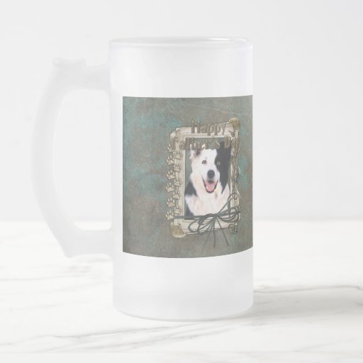 Fathers Day - Stone Paws - Border Collie Coffee Mugs