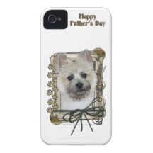 Fathers Day - Stone Paws - Cairn - Teddy Bear iPhone 4 Case