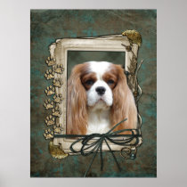 Fathers Day - Stone Paws - Cavalier - Blenheim