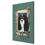 Fathers Day - Stone Paws - Cavalier King Charles S Gallery Wrap Canvas