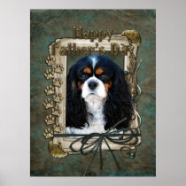 Fathers Day - Stone Paws - Cavalier - Tri Colour