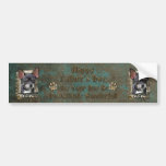 Fathers Day - Stone Paws - Chihuahua - Isabella Bumper Sticker