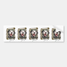 Fathers Day - Stone Paws - Dalmatian Bumper Sticker