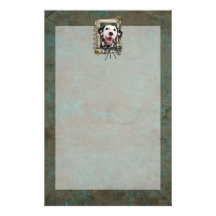 Fathers Day - Stone Paws - Dalmatian Custom Stationery