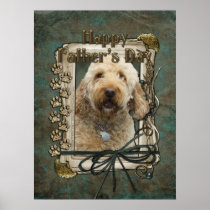 Fathers Day - Stone Paws - GoldenDoodle