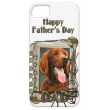 Fathers Day - Stone Paws - Irish Setter
