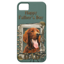 Fathers Day - Stone Paws - Irish Setter