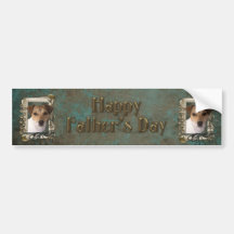 Fathers day - Stone Paws - Jack Russell Bumper Stickers