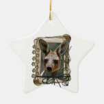 Fathers Day - Stone Paws - Kangaroo Christmas Ornament