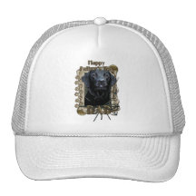 Fathers Day - Stone Paws - Labrador - Black Hat