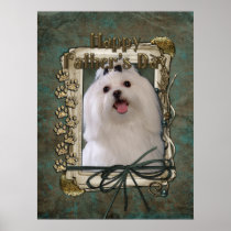 Fathers Day - Stone Paws - Maltese