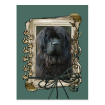 Fathers Day - Stone Paws - Newfoundland Post Card