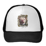 Fathers Day - Stone Paws - Pitbull - Jersey Girl Hats