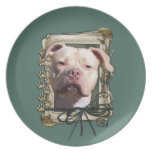 Fathers Day - Stone Paws - Pitbull - Jersey Girl Plates