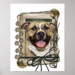 Fathers Day - Stone Paws - Pitbull - Tigger Posters