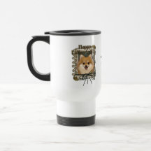 Fathers Day - Stone Paws - Pomeranian Mug