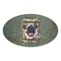 Fathers Day - Stone Paws - Pug