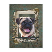 Fathers Day - Stone Paws - Pug