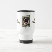 Fathers Day - Stone Paws - Pug Coffee Mug