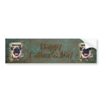 Fathers Day - Stone Paws - Pug - Dad